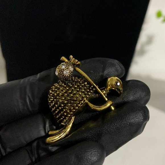 Walking Tortoise Brooch Women Clothes Accessories Crystals Turtle Brooch - Picture 3 of 6